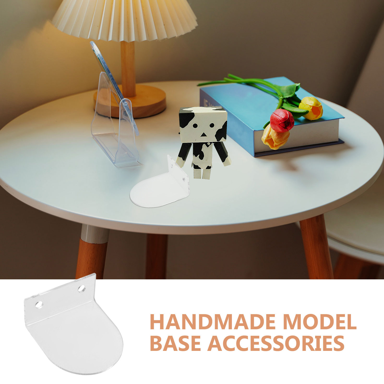 Action Figure Stand - 20 Adet Şeffaf Akrilik Mini Figür