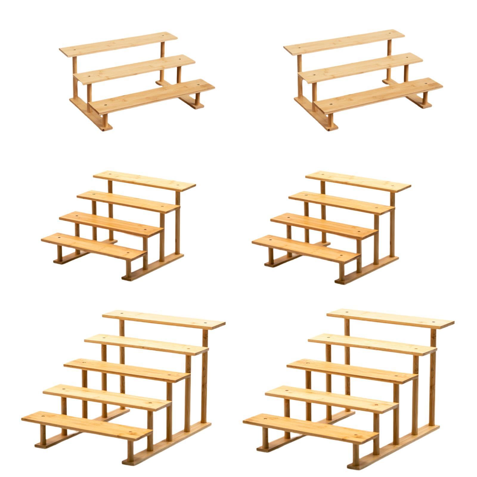 Display Risers Set - Ahşap Takı Standı, Parfüm, Küpe, Kolye