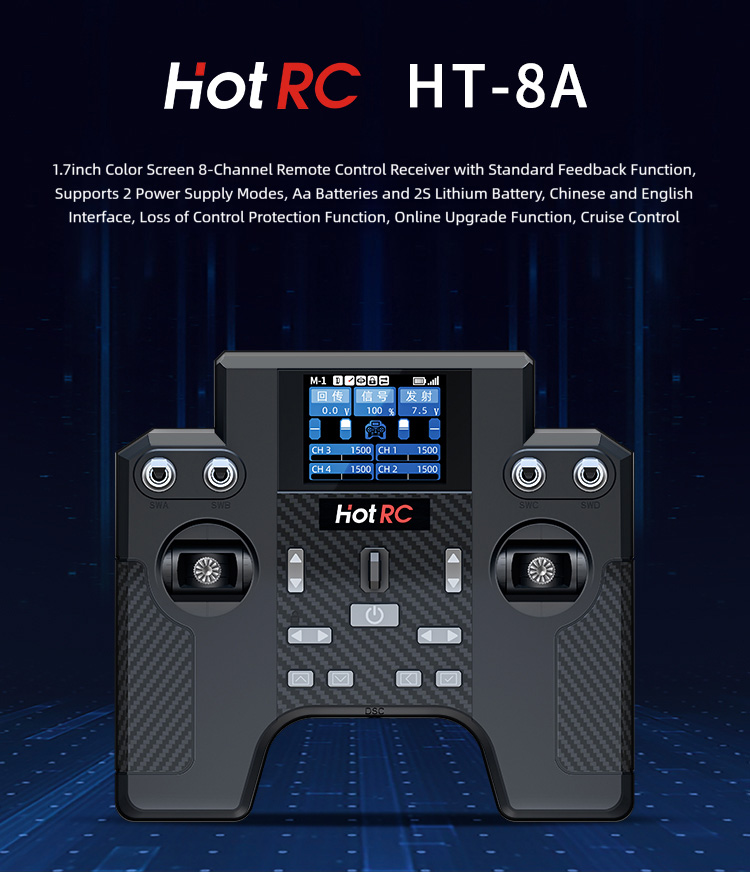 Hotrc HT-8A 2.4G 8CH Verici HT - Tamiya Model Paint Set incelemesi ve fiyatı