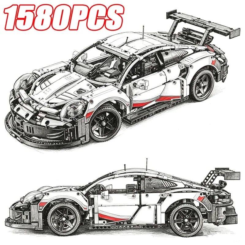 1580 Parça 1:8 Ölçekli RSR Yar - Lego Set Technic incelemesi ve fiyatı