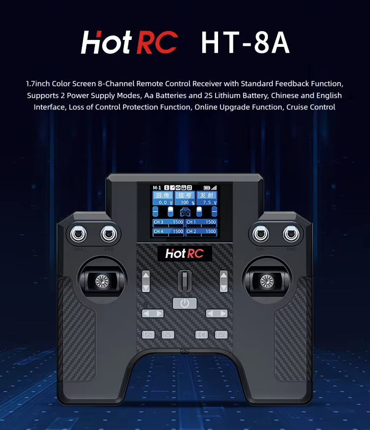 Hotrc HT-8A 2.4G 8CH Verici HT - Tamiya Model Paint Set incelemesi ve fiyatı