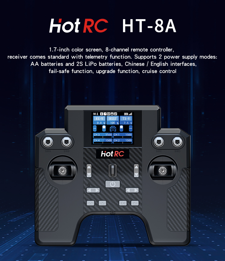 Hotrc HT-8A 2.4G 8CH Verici HT - Tamiya Model Paint Set incelemesi ve fiyatı