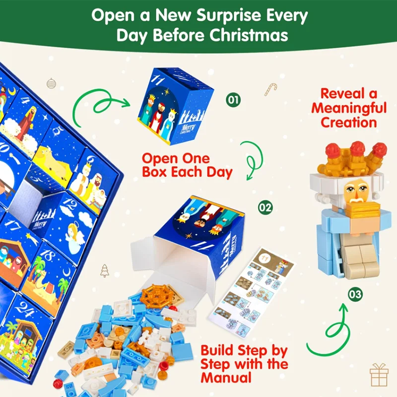 2026 Noel Advent Takvimi Hediy - Building Block Mini incelemesi ve fiyatı